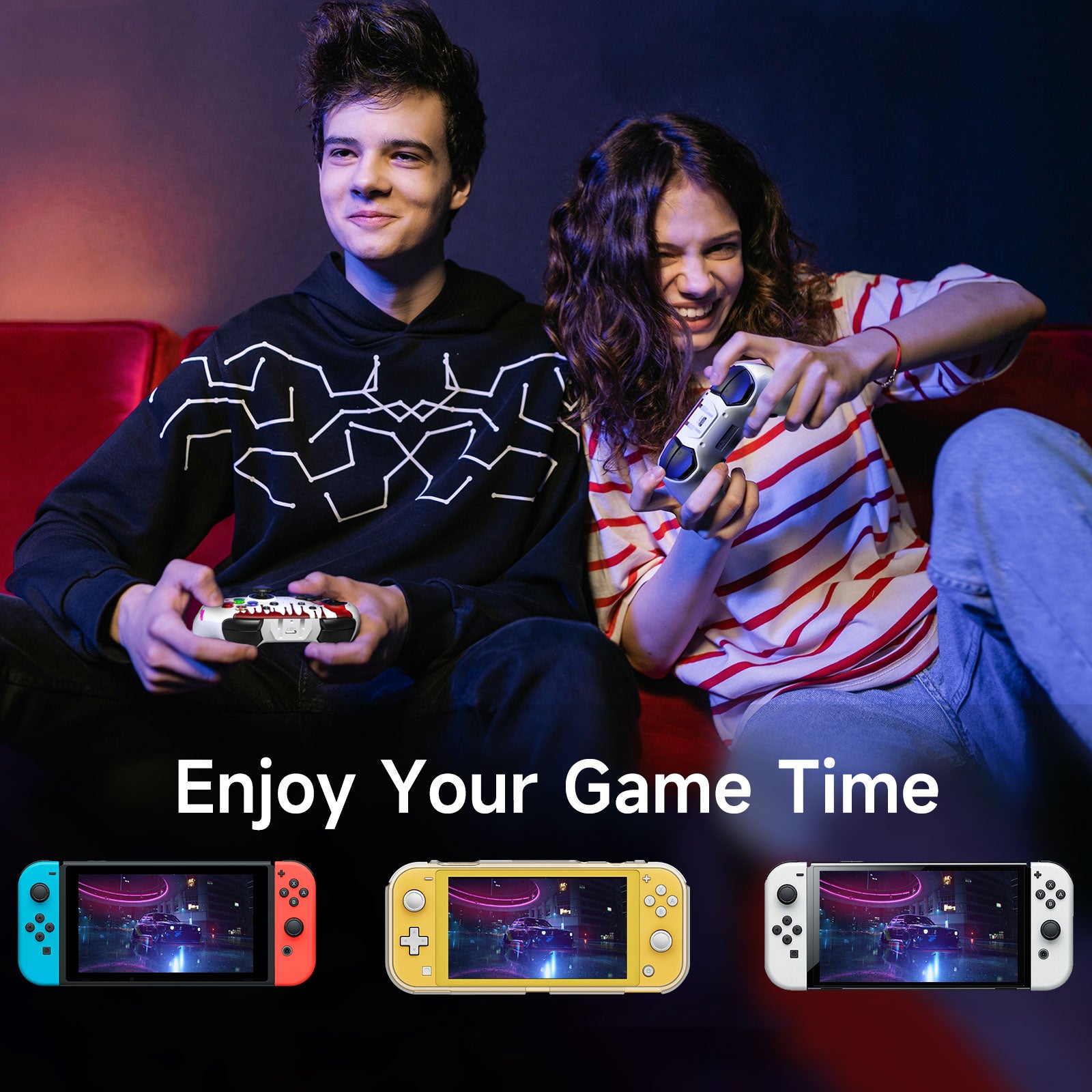EASYSMX ESM-9124 Pro Wireless Gaming Controller Hall Effect Gamepad for Nintendo Switch / PC Windows EASYSMX ESM-9124 Pro Wireless Gaming Controller Hall Effect Gamepad for Nintendo Switch / PC Windows
